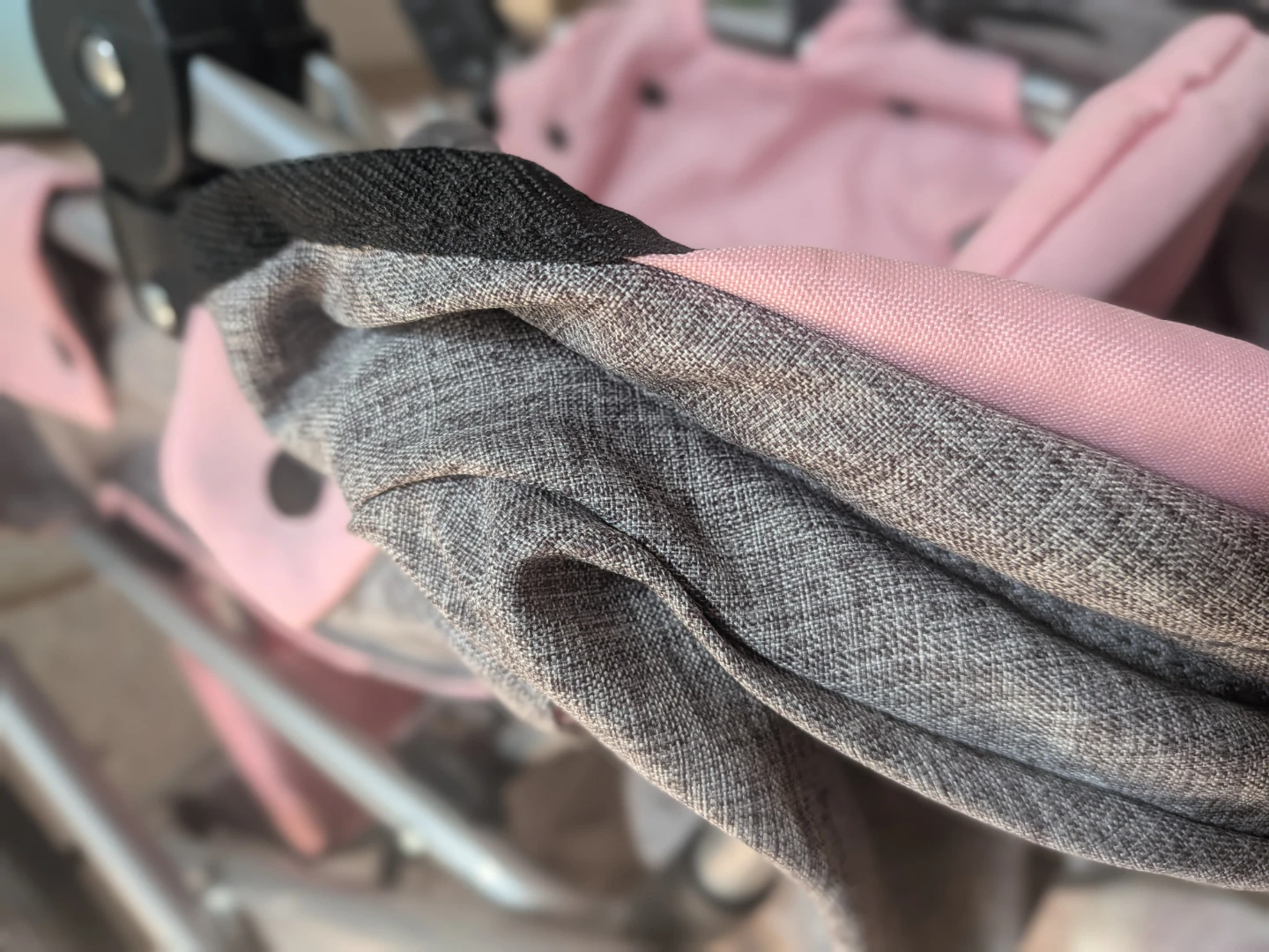 Pink and Grey SMALL Baby/Pet/Doll Stroller - photo 4