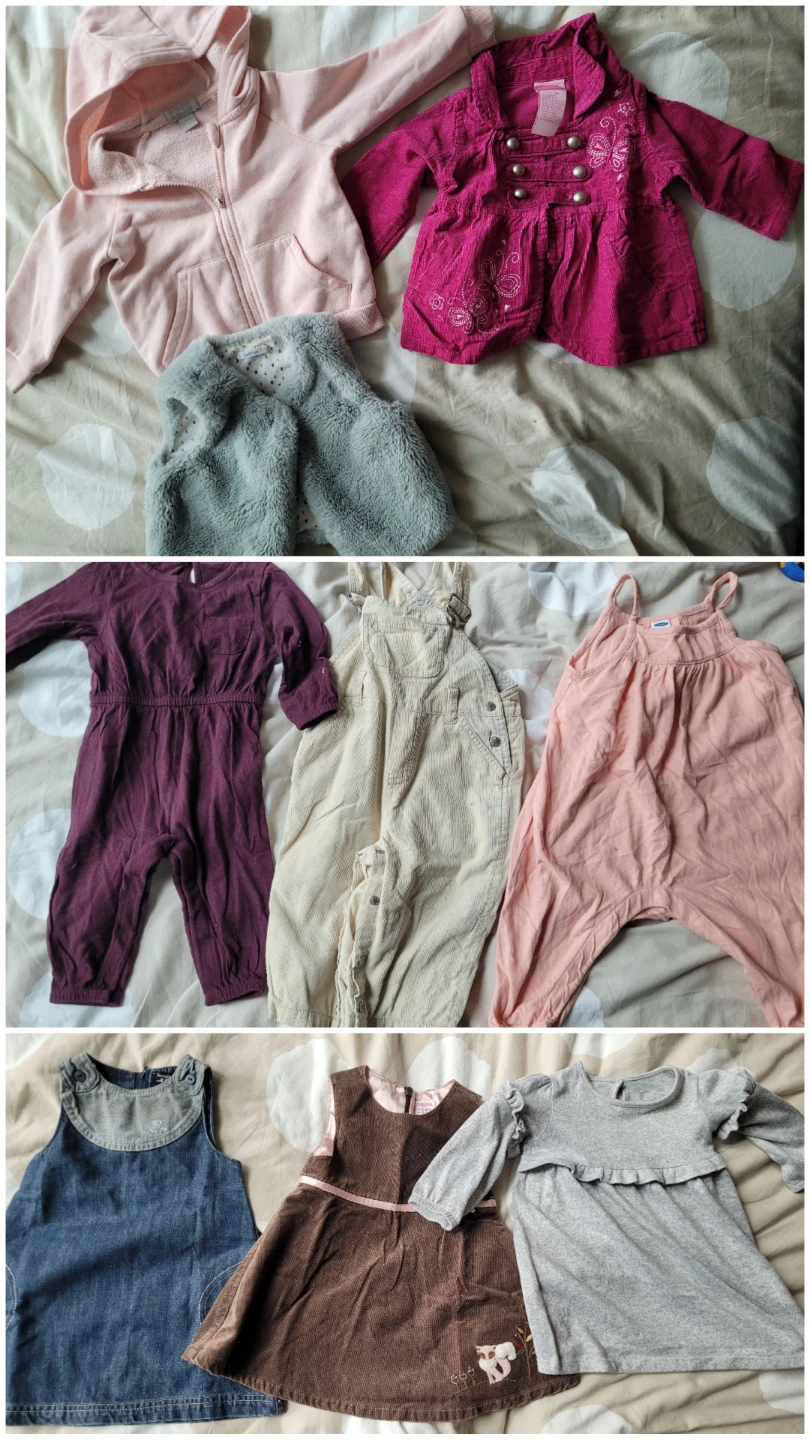 12 Months Baby Girl Clothes Bundle