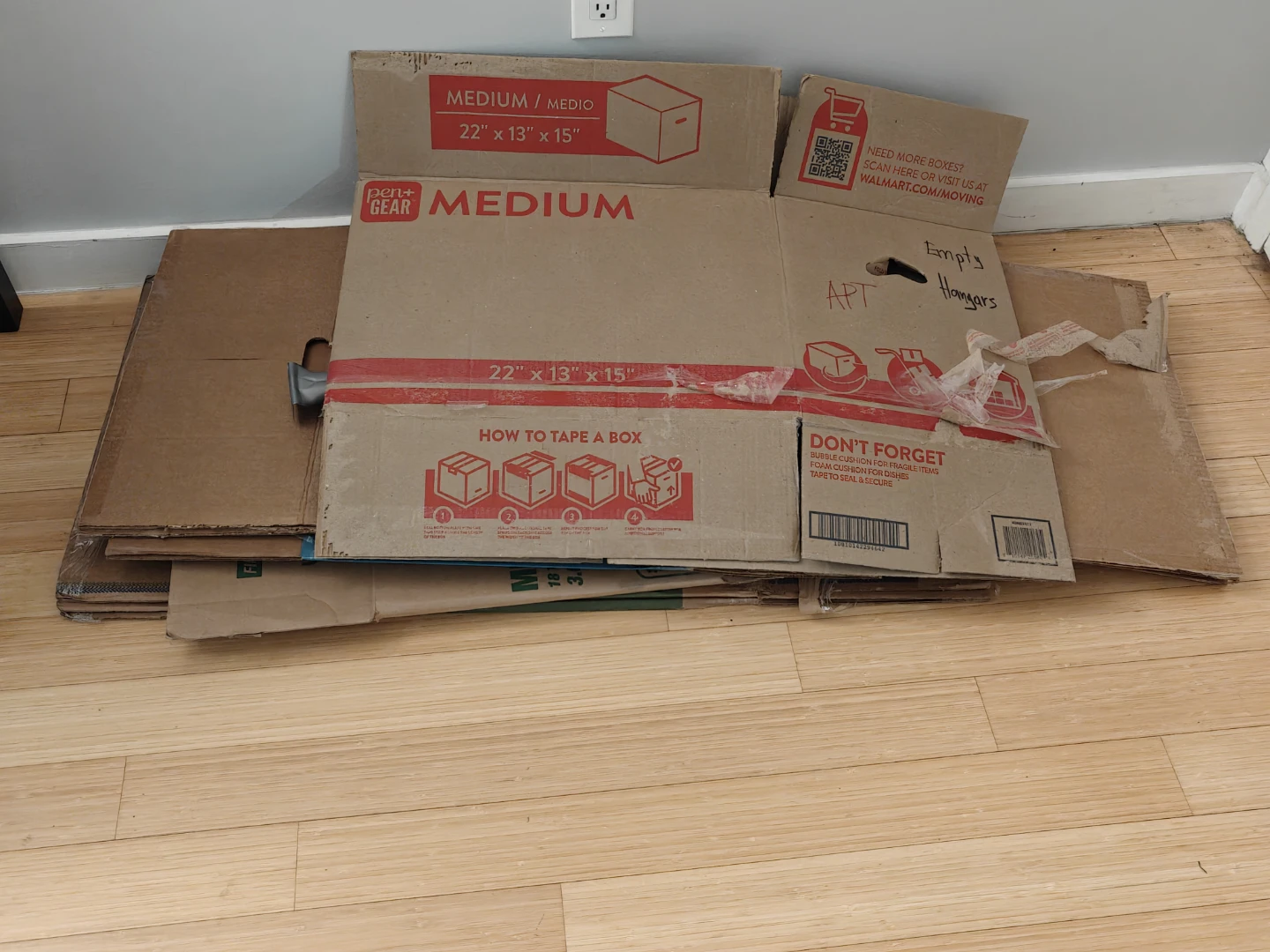 Various Size Moving Boxes