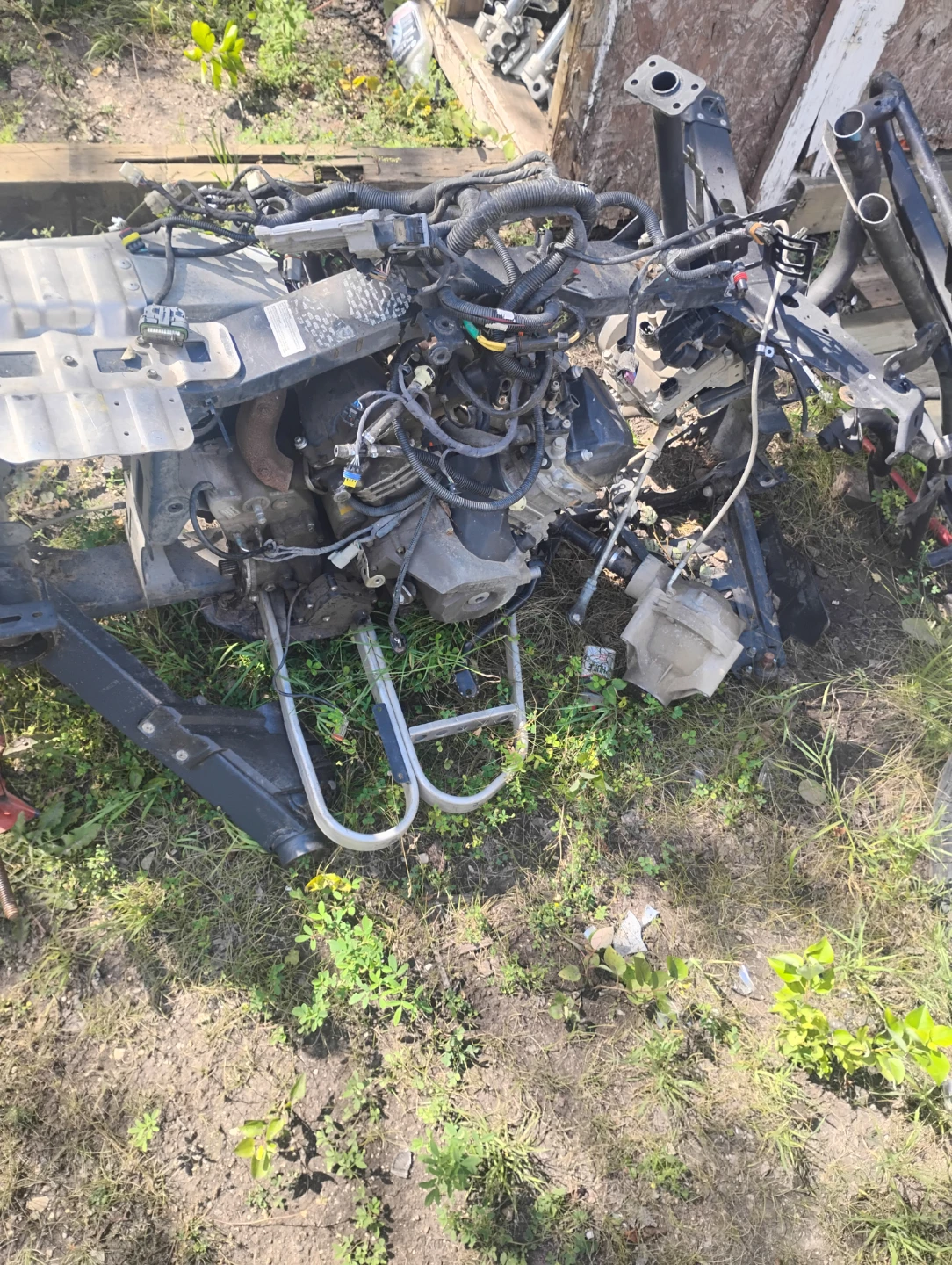 Rotax engine with frame and wiring harness - photo 2