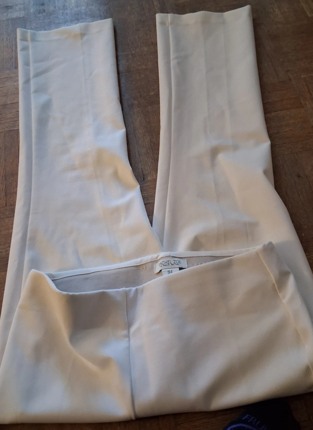 Rachel Zoe Cream Wide Leg Pants