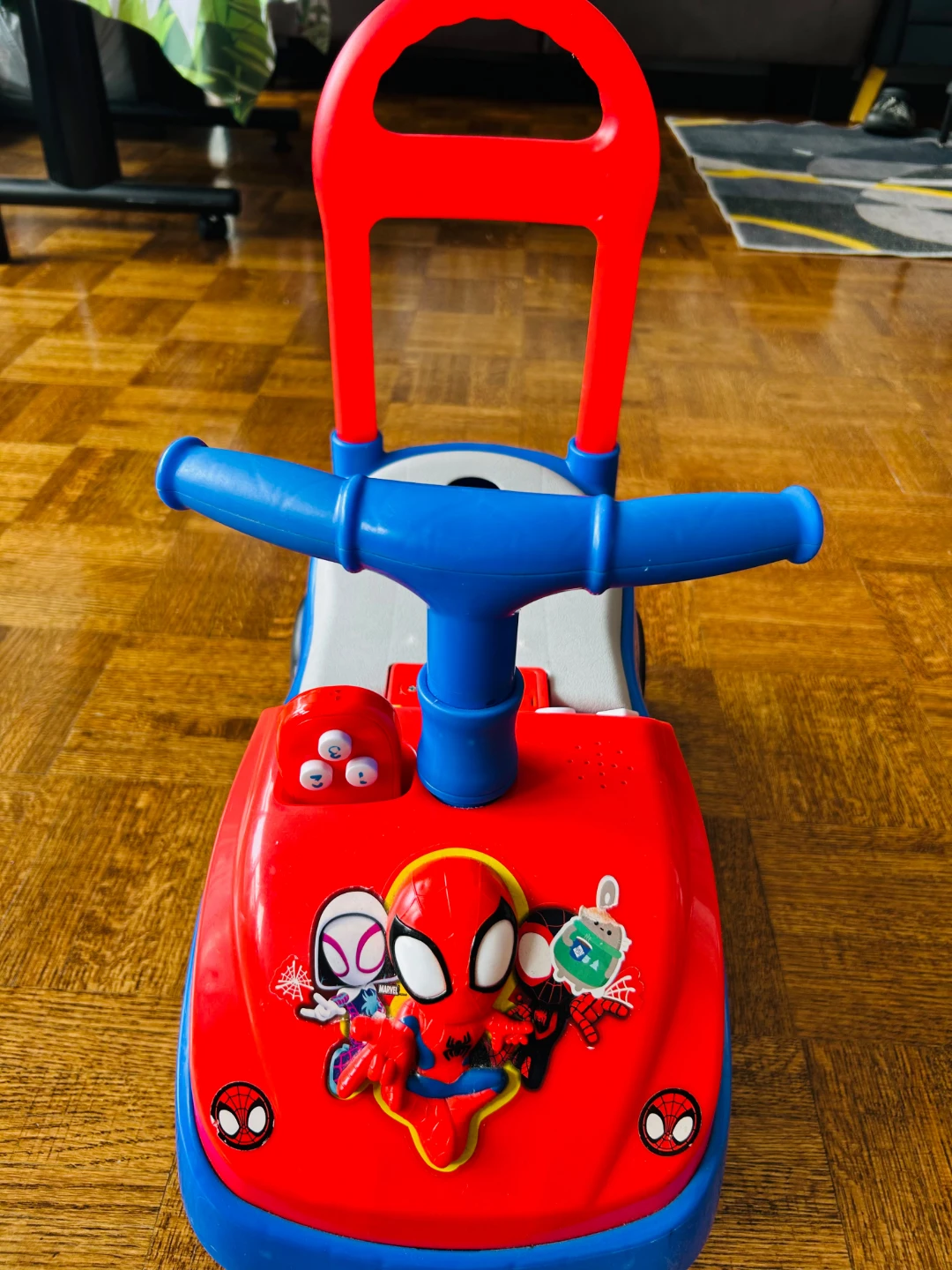 Spider-Man Ride-On Push Car Walker