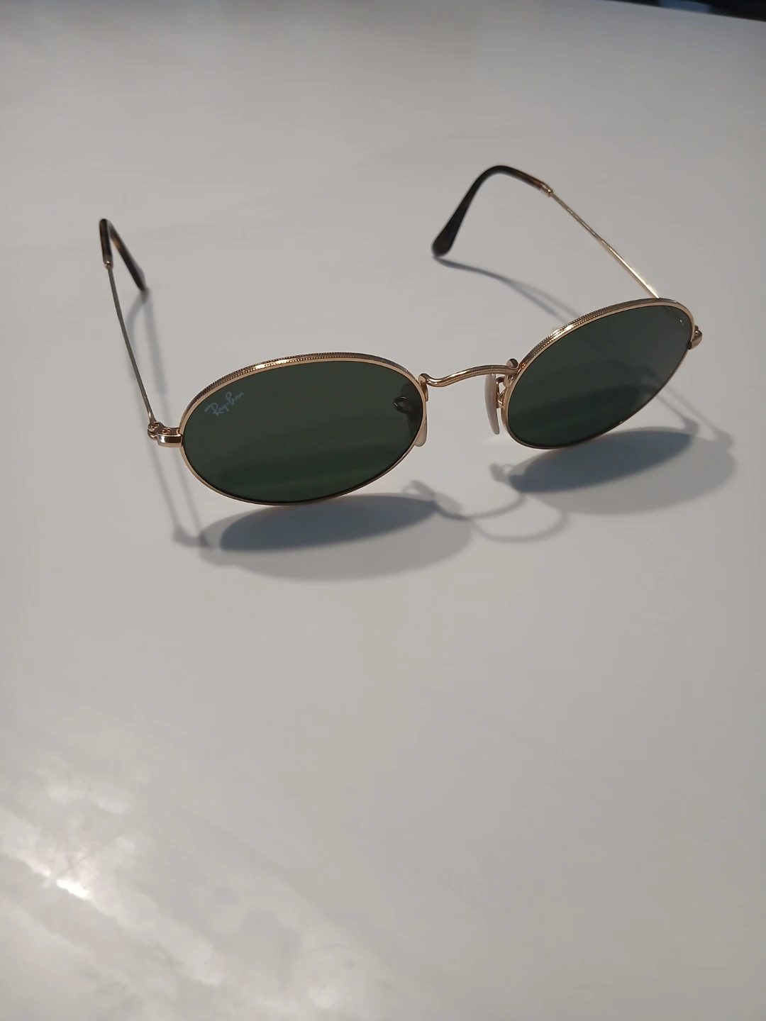 Ray-Ban Oval Sunglasses Gold Frame - photo 3