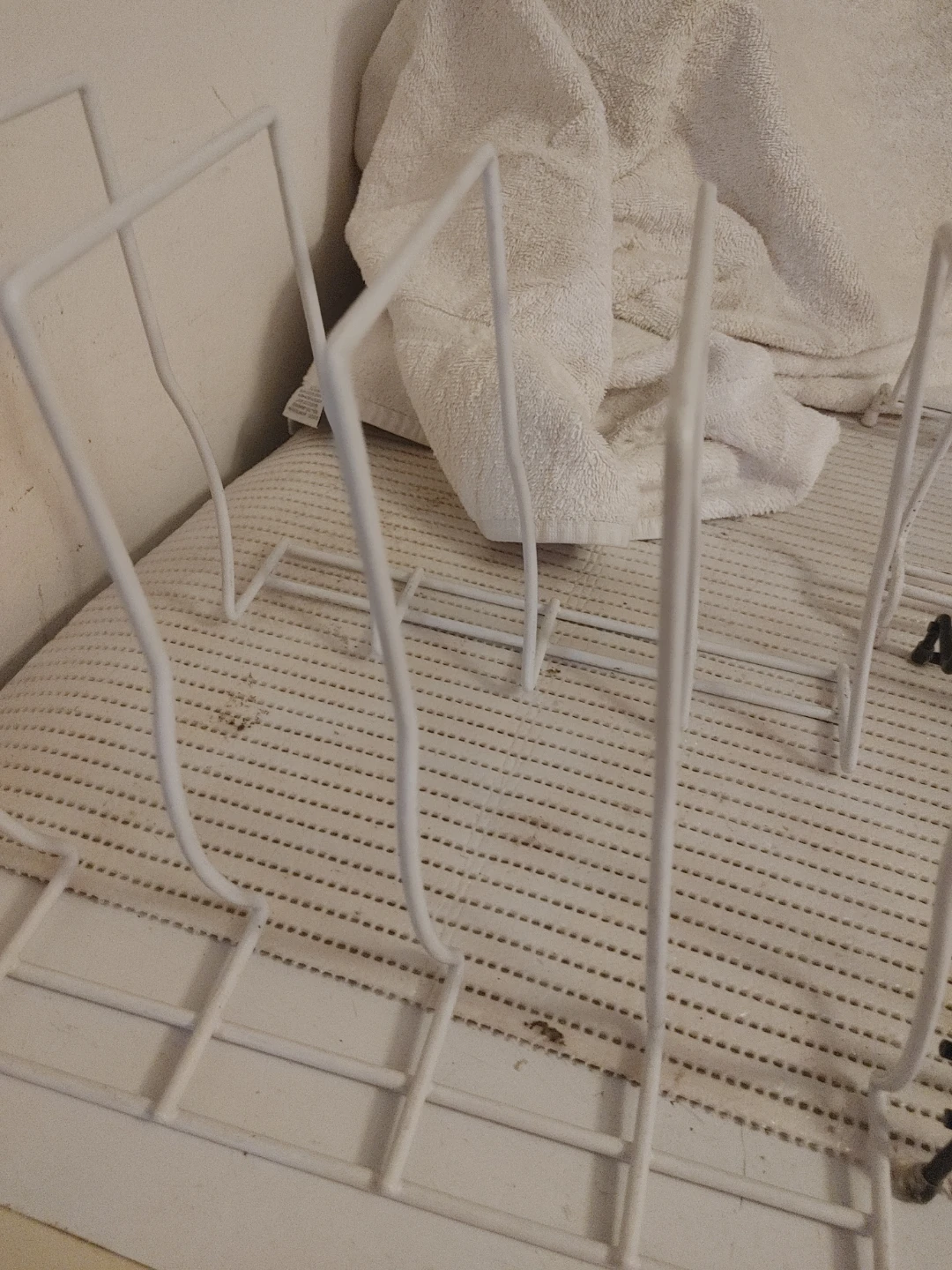 White Metal Pot Lid Organizer Rack - set of 3 - photo 2