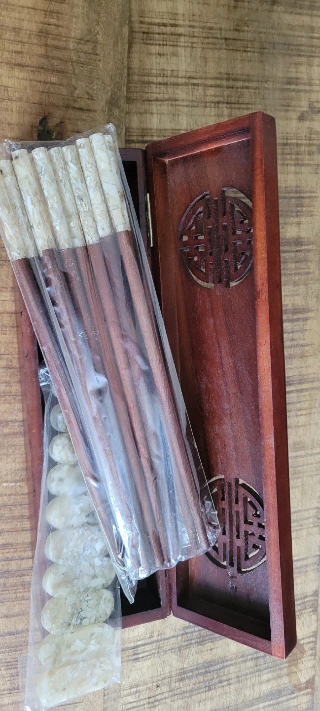 Chopsticks Set with Wooden Case - photo 2