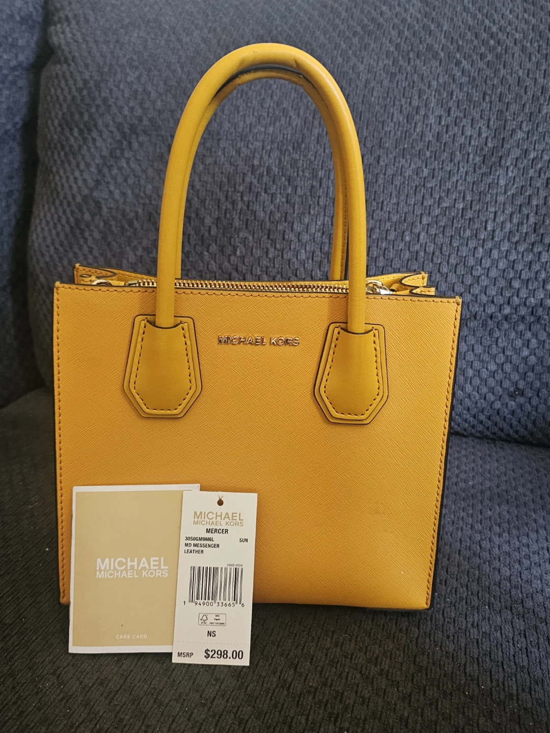 Michael Kors Mercer Tote Bag - Yellow
