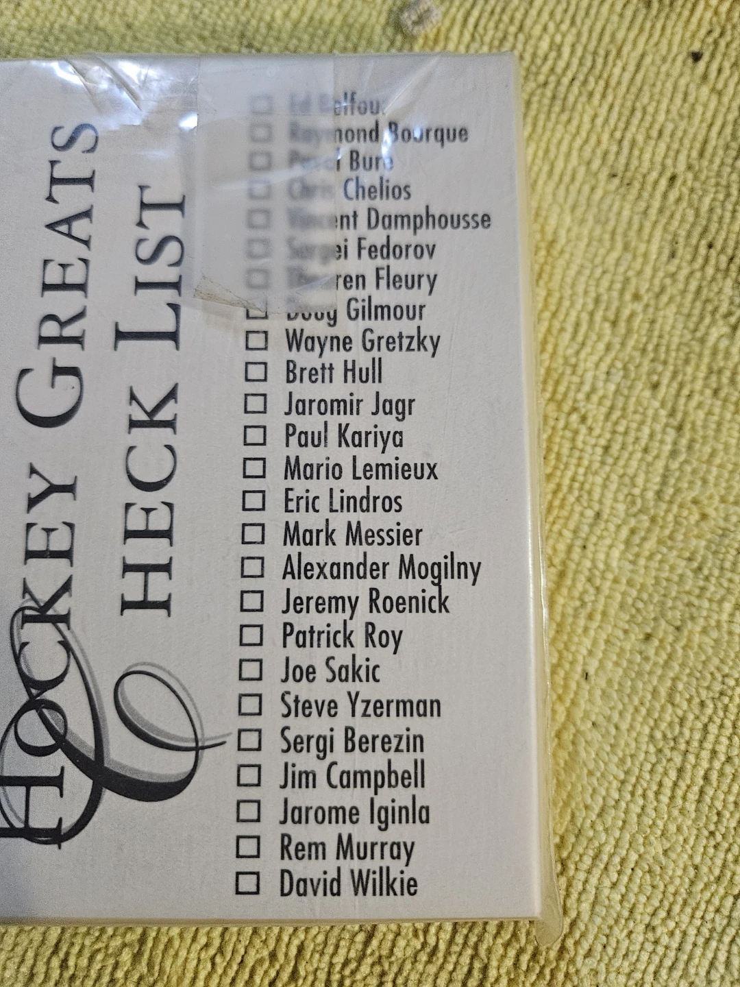 Got-Um Hockey Greats Heck List Trading Cards - photo 5