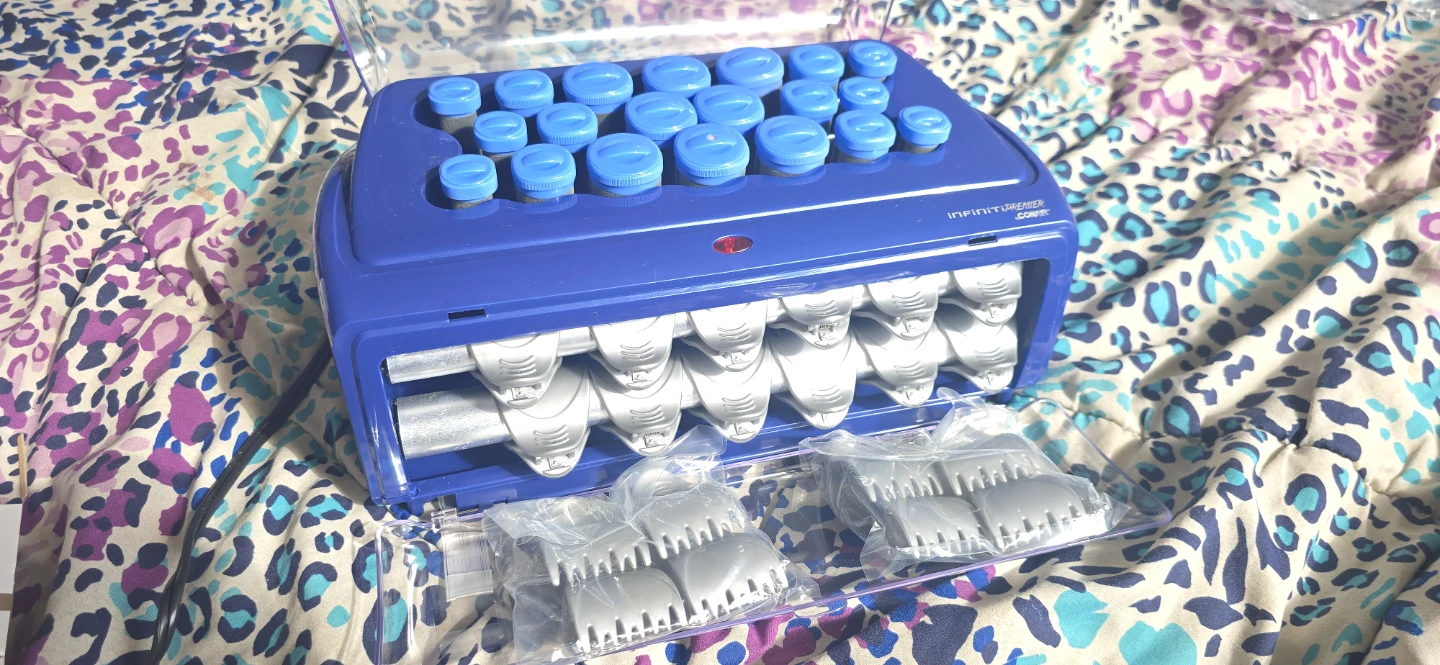 Never Used: CONAIR Hair Setter (20 Heated Rollers & Clips) - photo 2