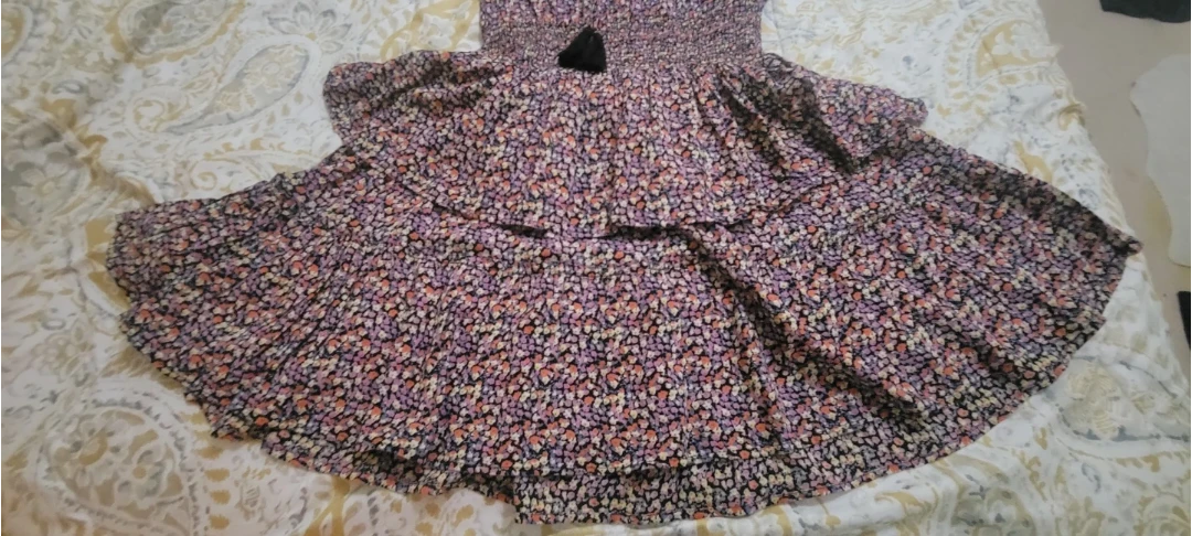 Womens Medium Floral Dress - photo 2