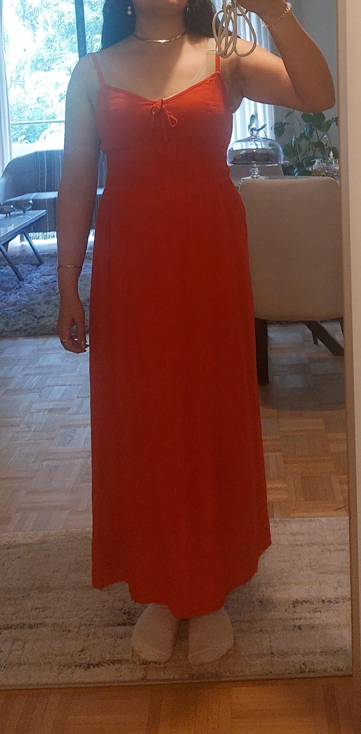 Simons Red Maxi Dress P/S - photo 3