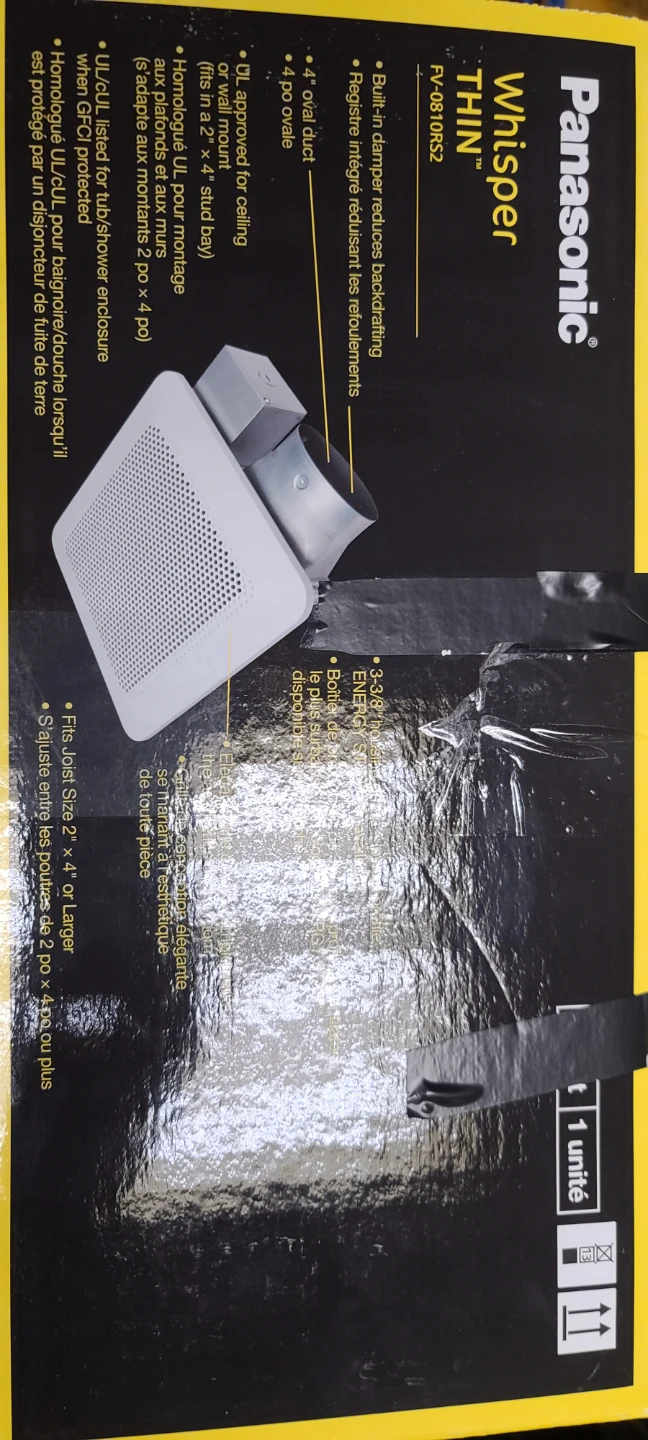 Panasonic WhisperThin FV-0810RS2 Ventilation Fan