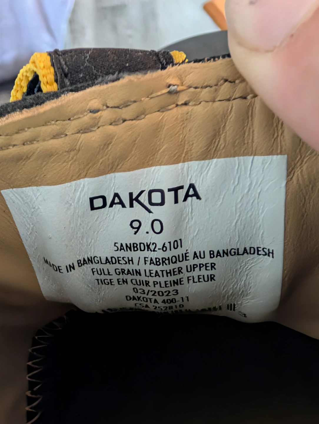 New Dakota Workpro Series Steel Toe Boots - Size 9 - photo 3