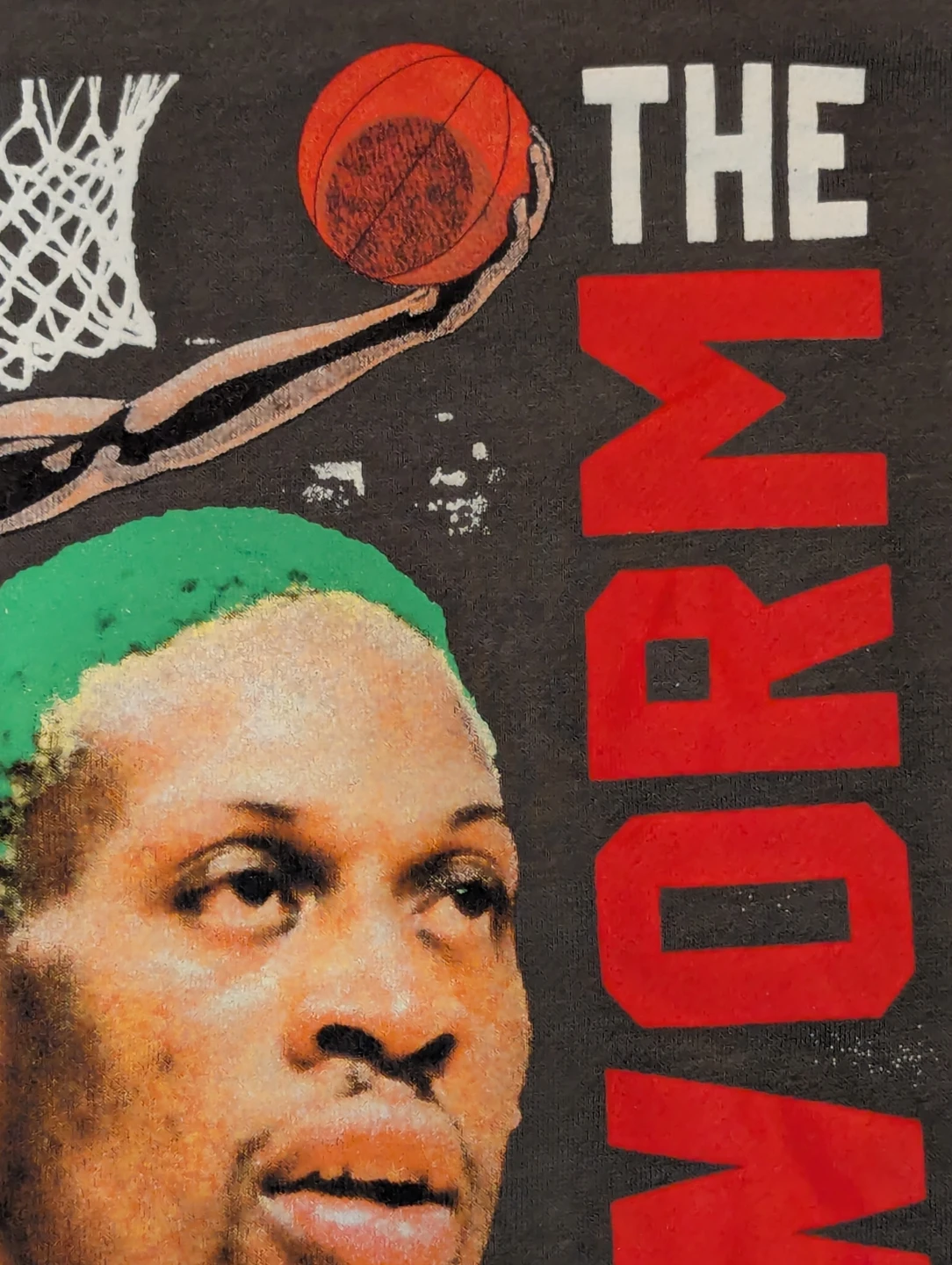 RARE: NEW LARGE Dennis Rodman THE WORM Hoodie by Rodman & Co - photo 5