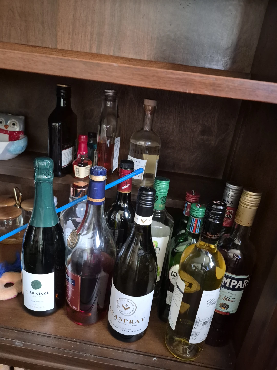 Mid-Century Modern China Cabinet with Glass Doors - photo 2
