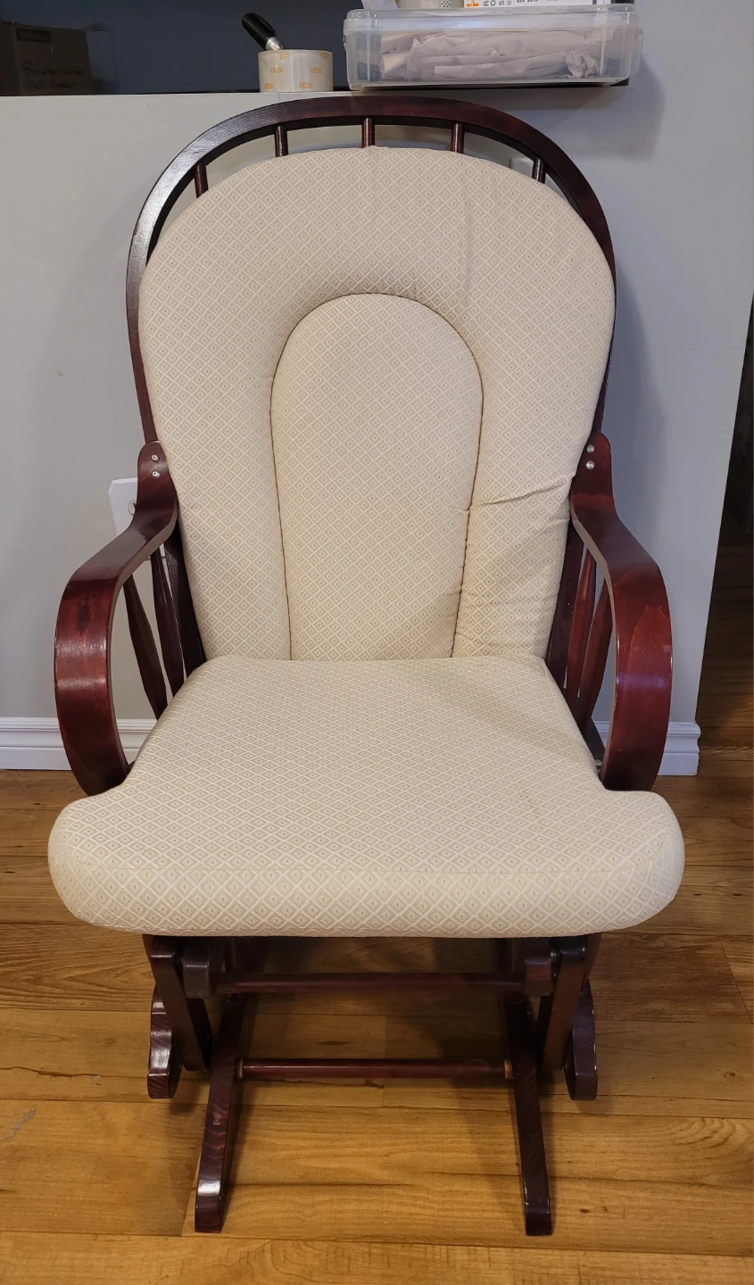 Wooden Glider Rocking Chair