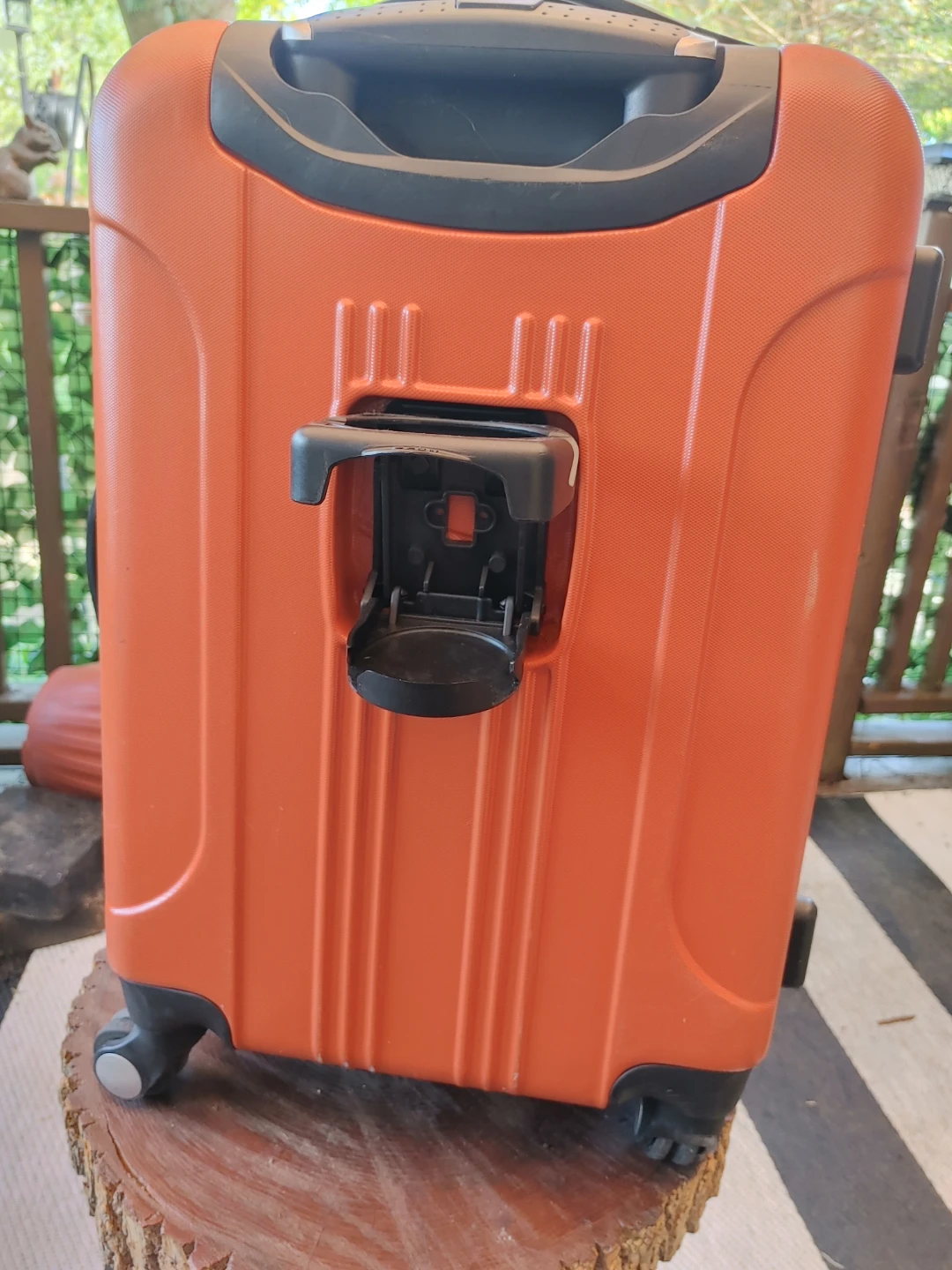 Travelers Club Orange Hardside Spinner Luggage