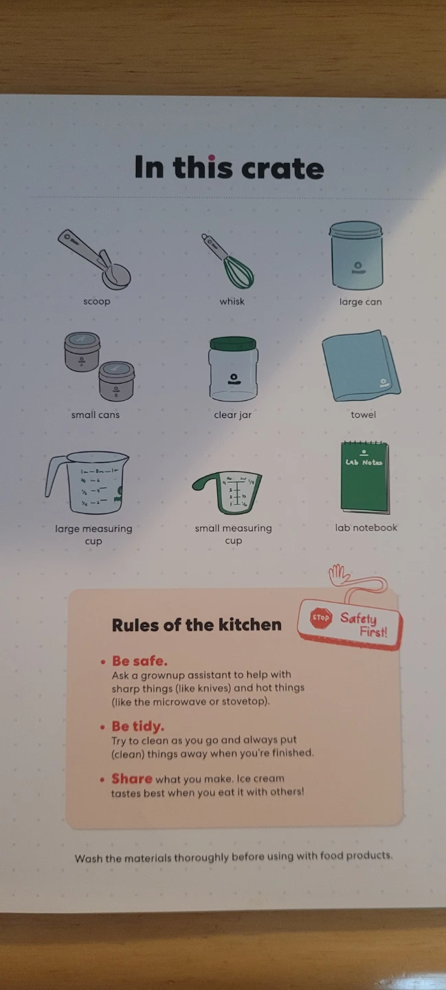 KiwiCo Ice cream making kit! - photo 2