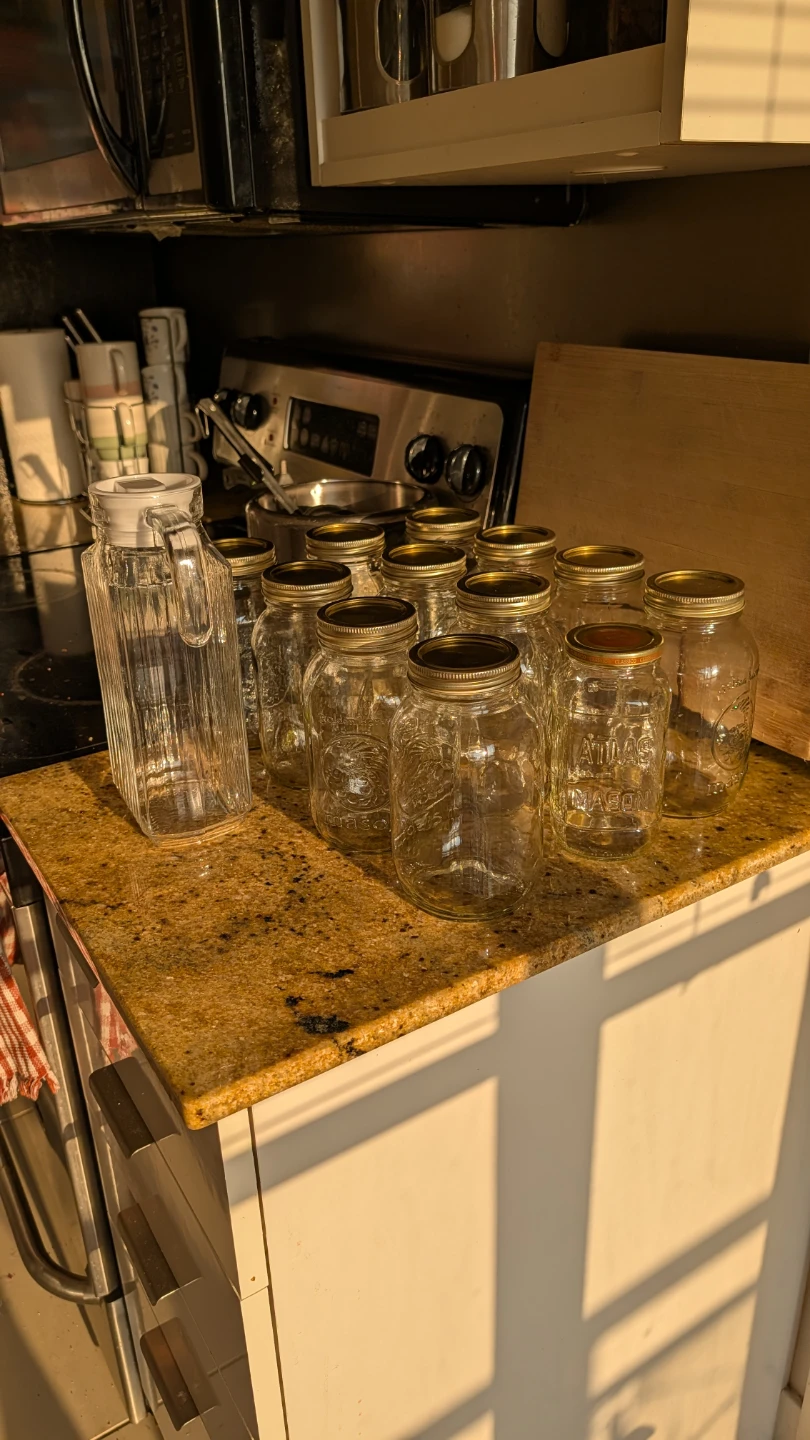 Mason Jar Set with Glass Pitcher - photo 2