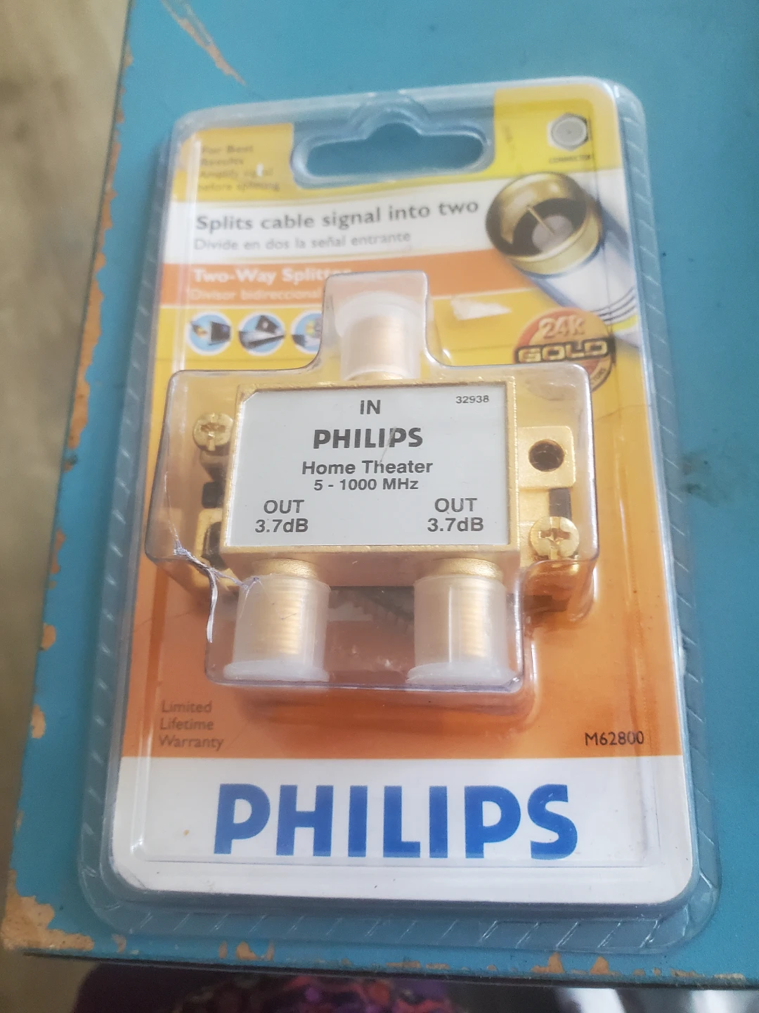 Philips Two-Way Cable Splitter 5-1000 MHz