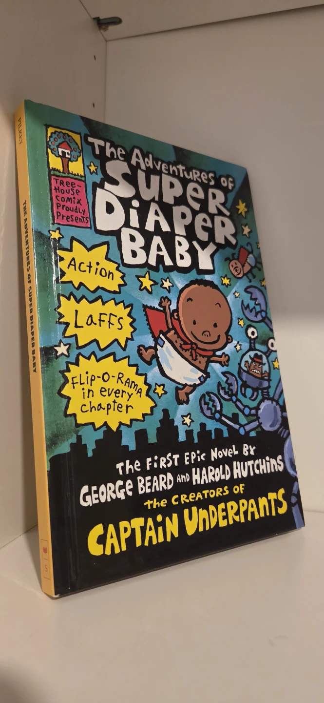 The Adventures of Super Diaper Baby Book
