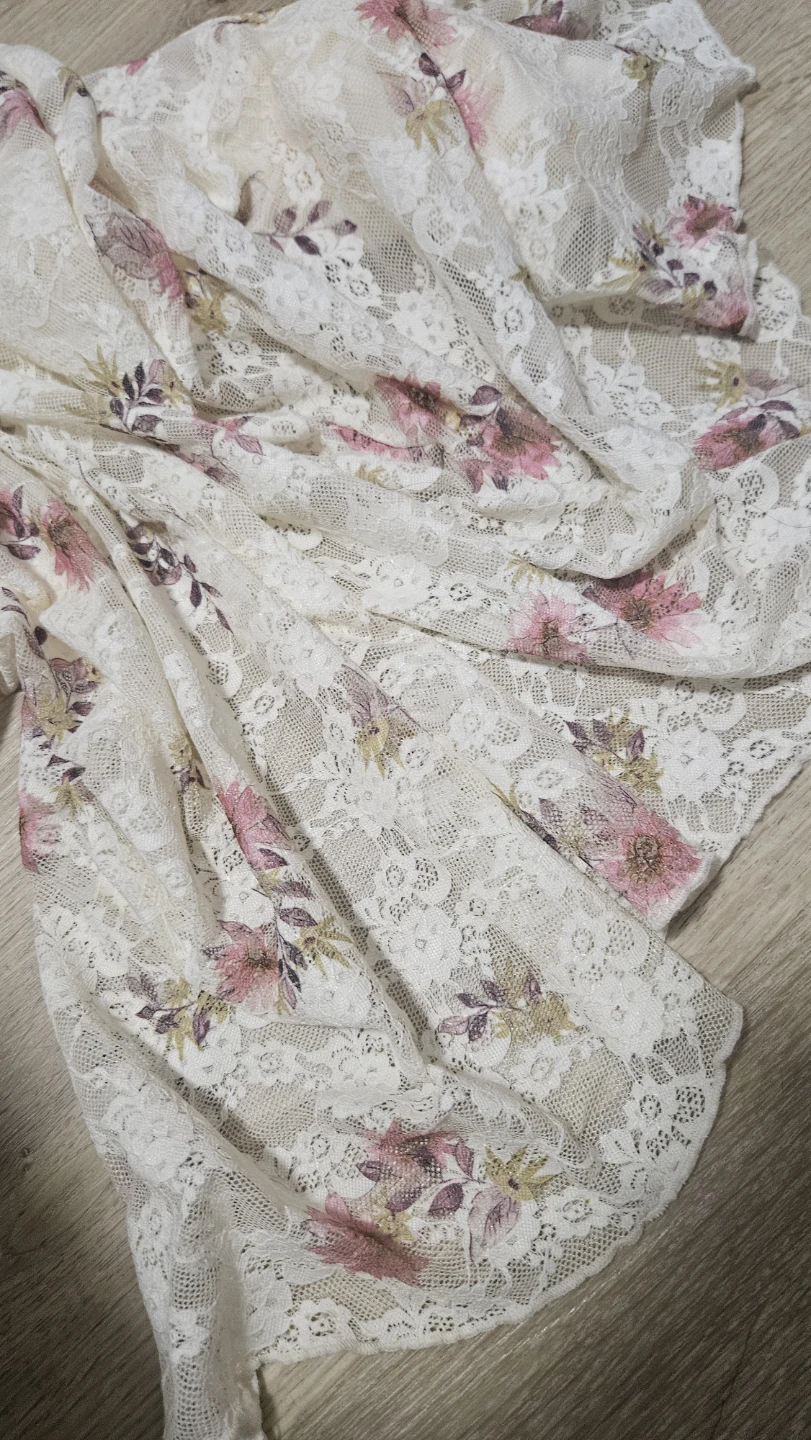 White floral lace dress - photo 3
