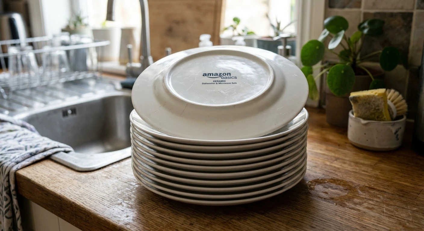 Amazon Basics White Dinner Plates - photo 5