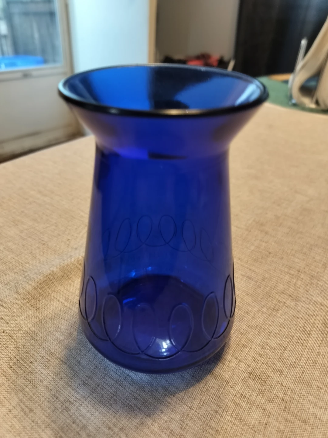 Cobalt Blue Glass Vase