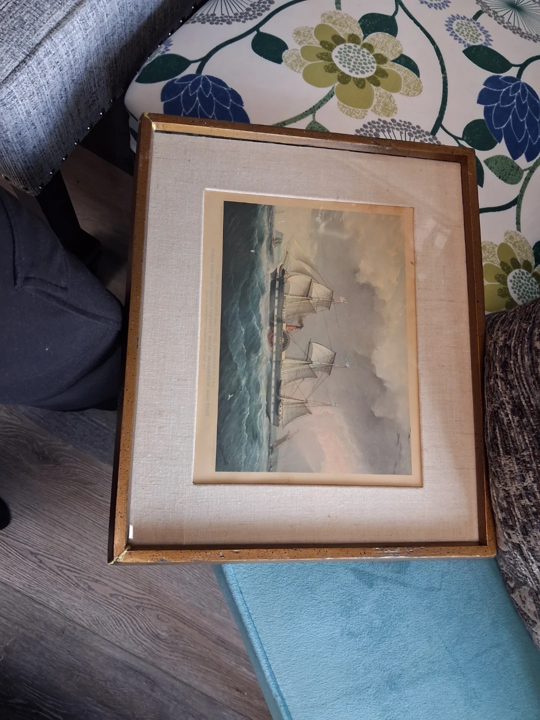 Set of 6 Framed Nautical Ship Art Prints - photo 4