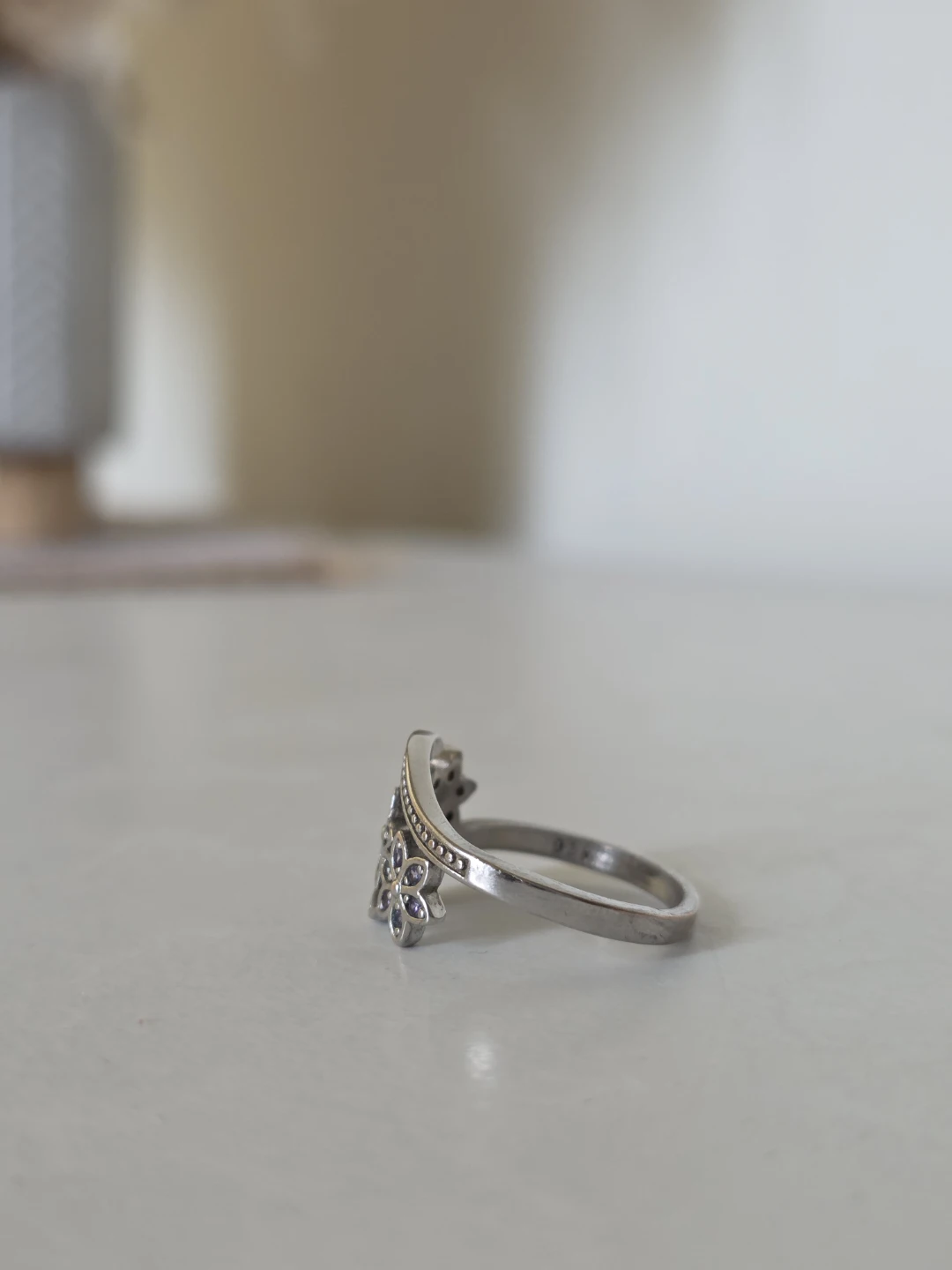 925 Silver Flower Ring - photo 2