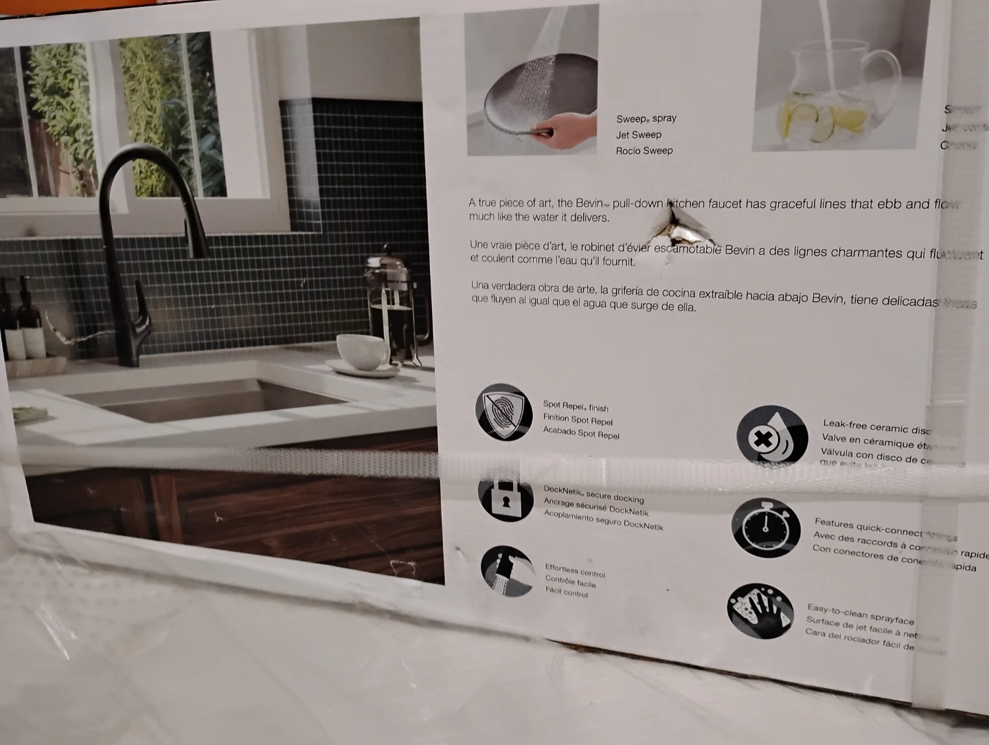 Kohler Bevin Pull-Down Kitchen Faucet - Matte Black - photo 2