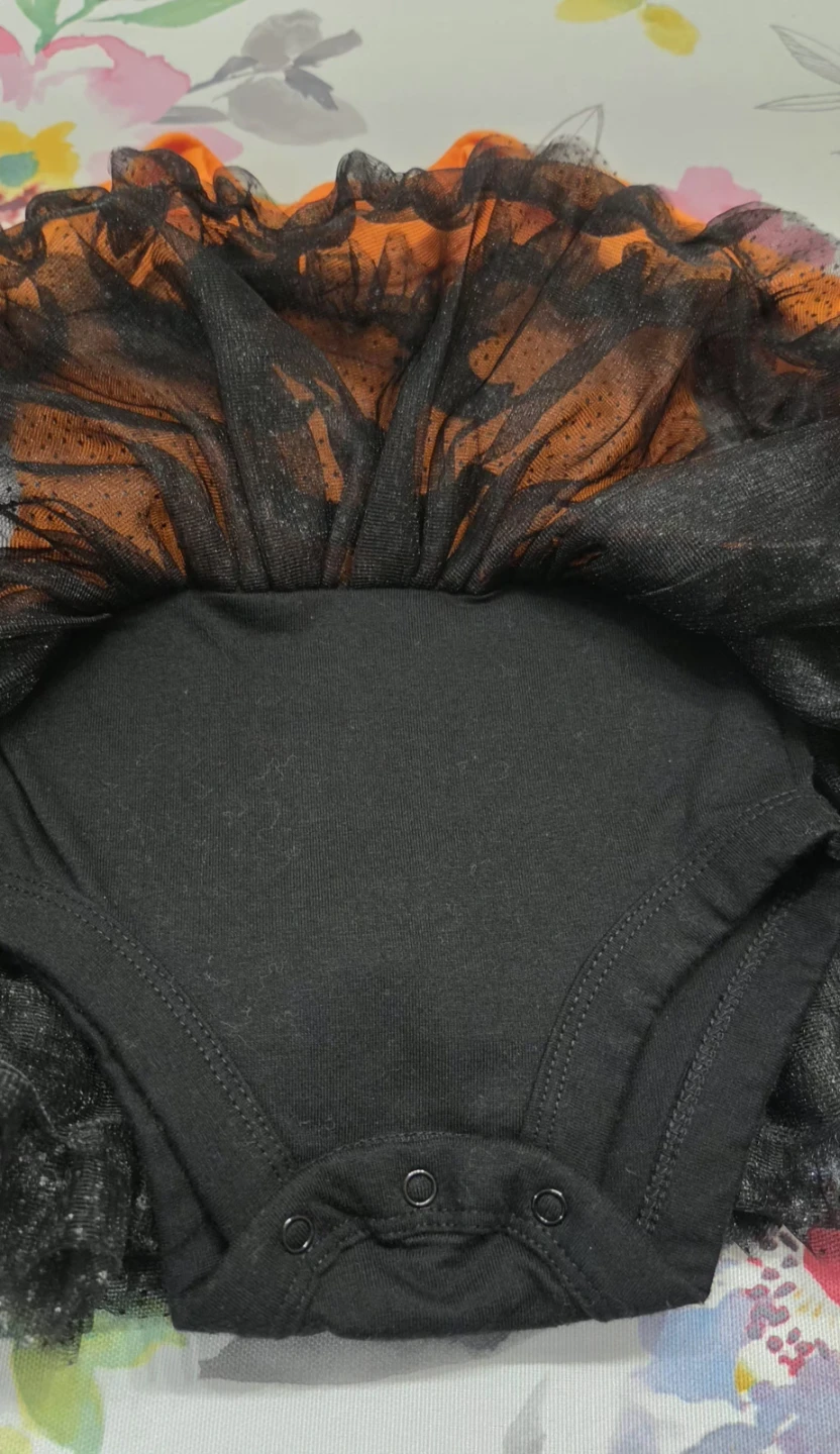 George Baby Halloween Pumpkin Dress 6-12M - photo 2