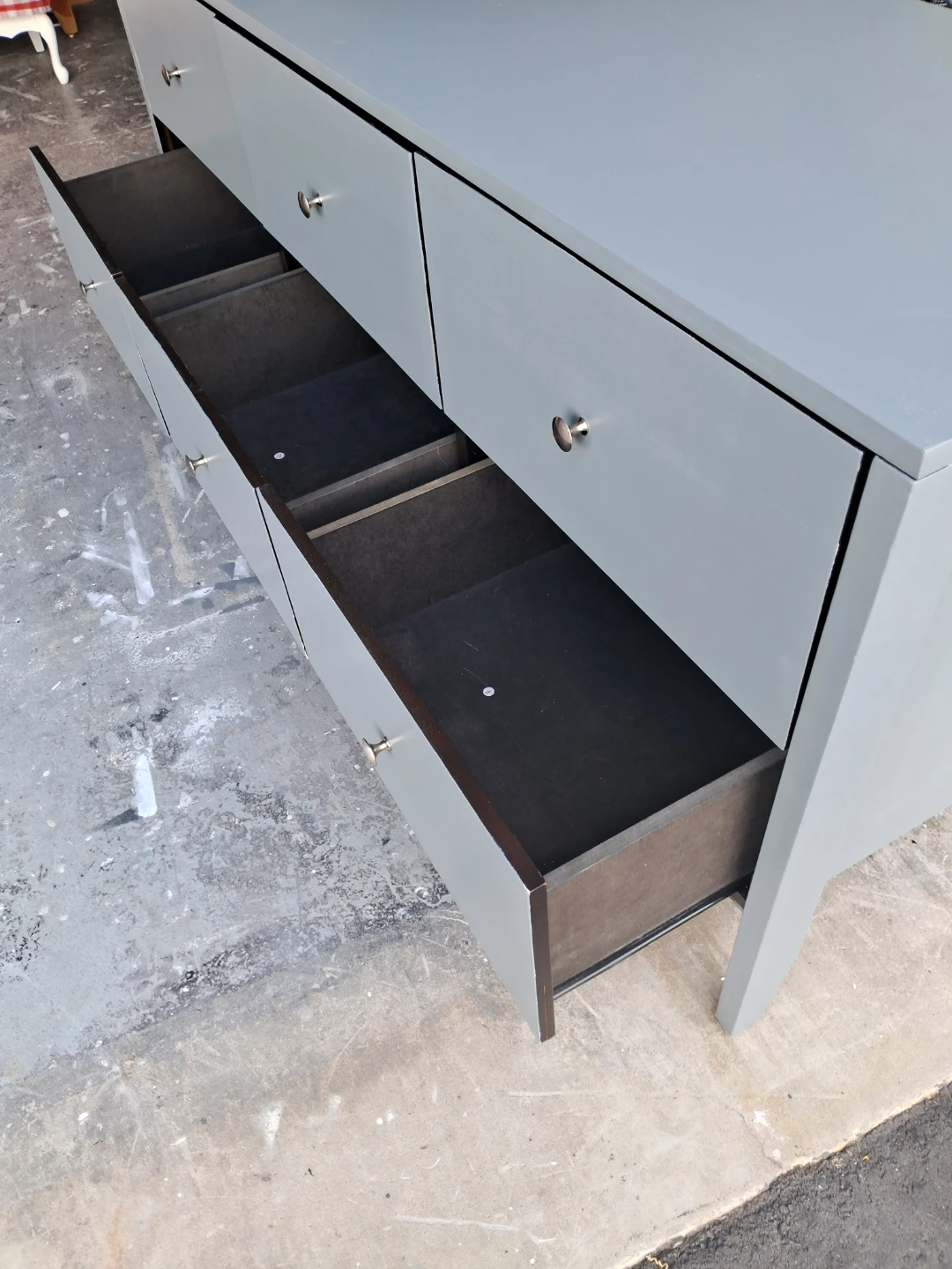 Grey Six-Drawer Dresser - photo 2