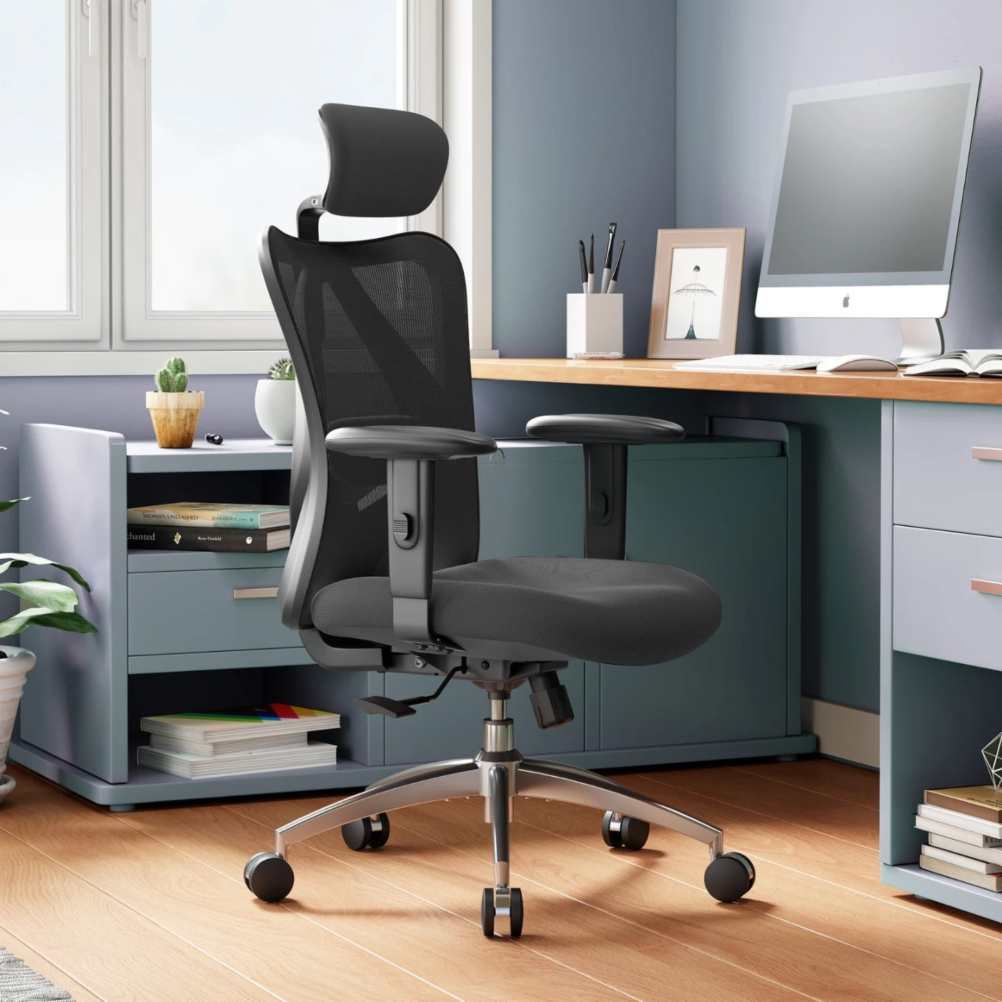 Computer Ergonomic Chair with Adjustable Lumbar Support - photo 4