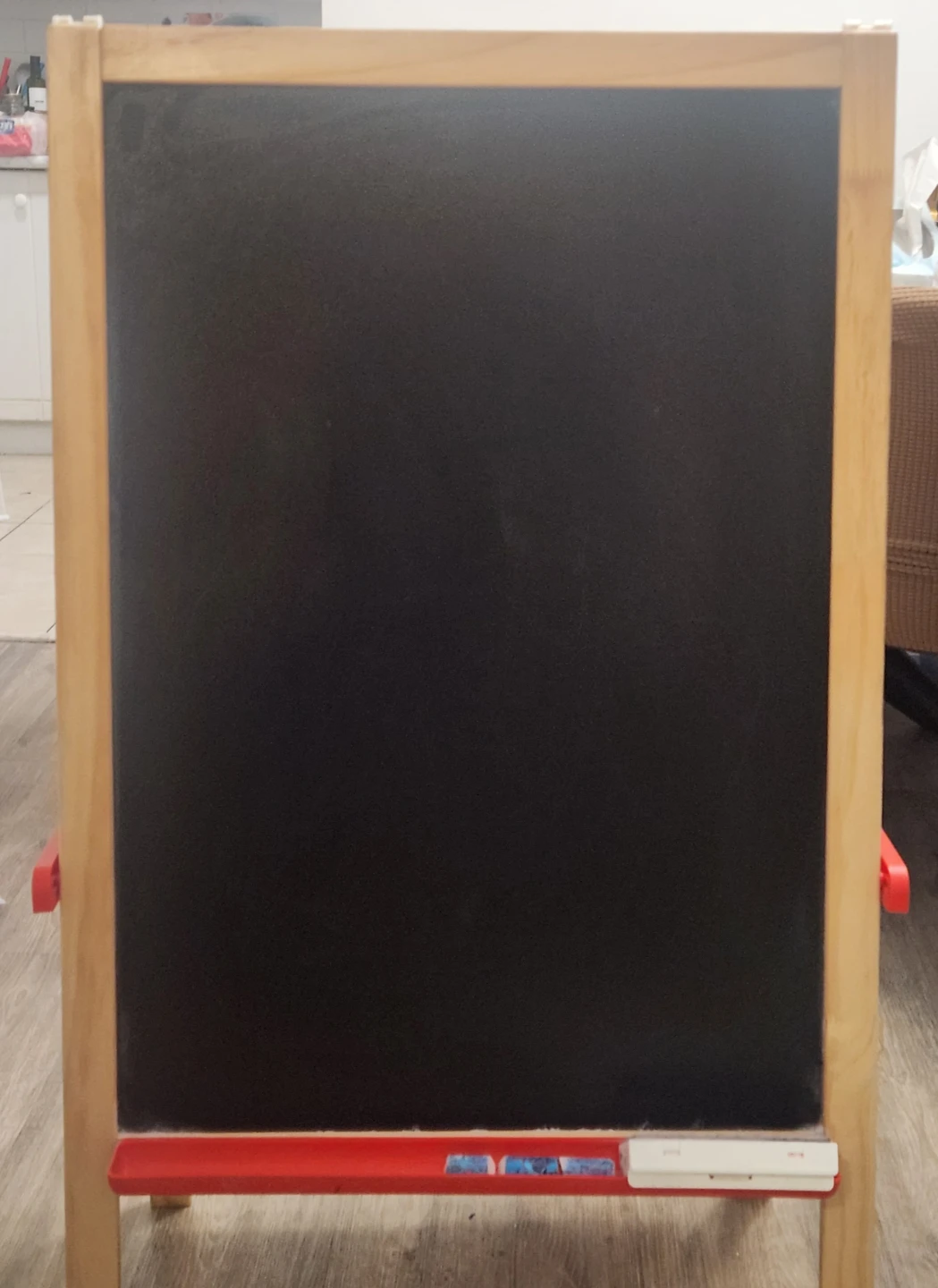 Wooden Easel Whiteboard and Chalkboard for Kids - photo 5
