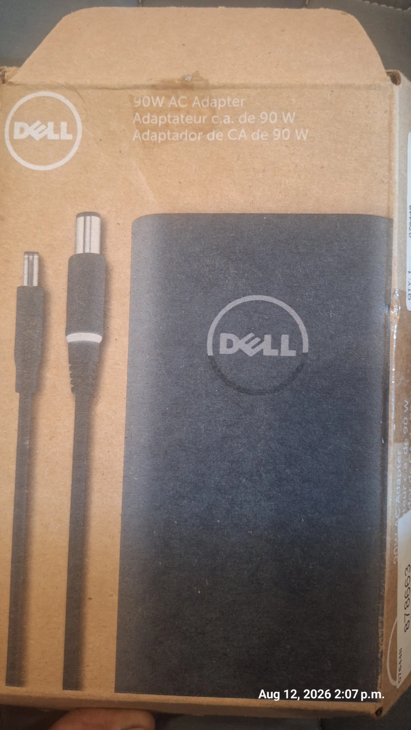 Dell 90W AC Adapter Laptop Charger - photo 3