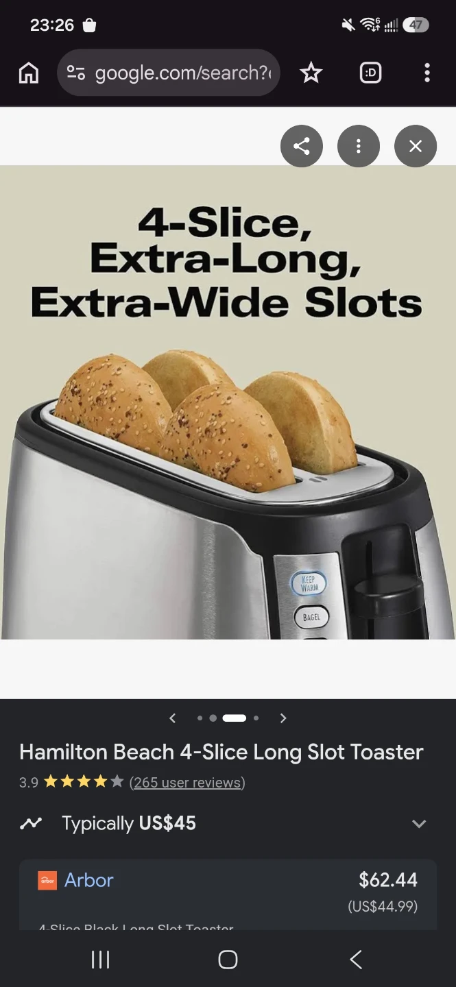 Hamilton Beach 4-Slice Long Slot Toaster - photo 3