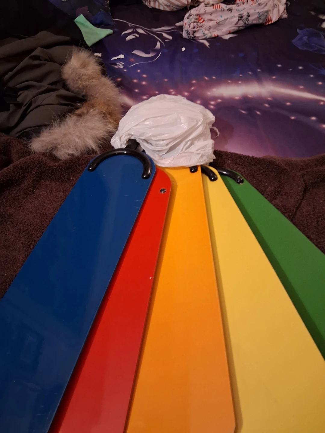 Beautiful colorful celing fan blades - photo 2