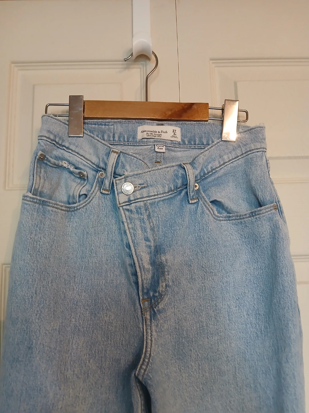 Abercrombie & Fitch ultra high rise straight curve love jeans - photo 2