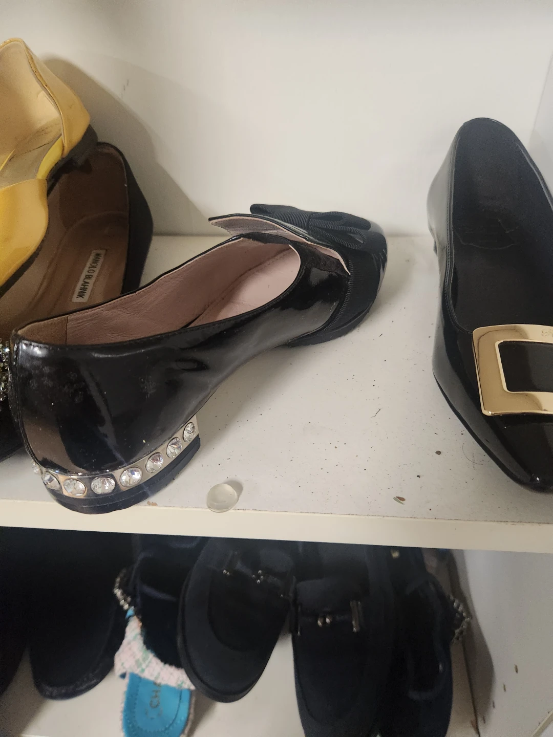 Miu Miu Black Patent Bow Loafers - photo 3