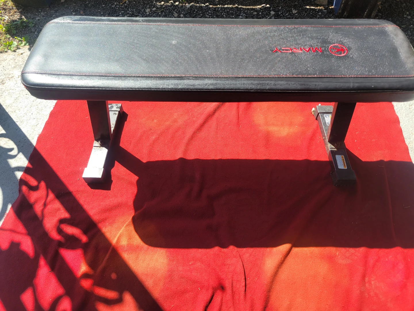 MARCY FLAT BENCH  GREAT CONDITION - photo 2