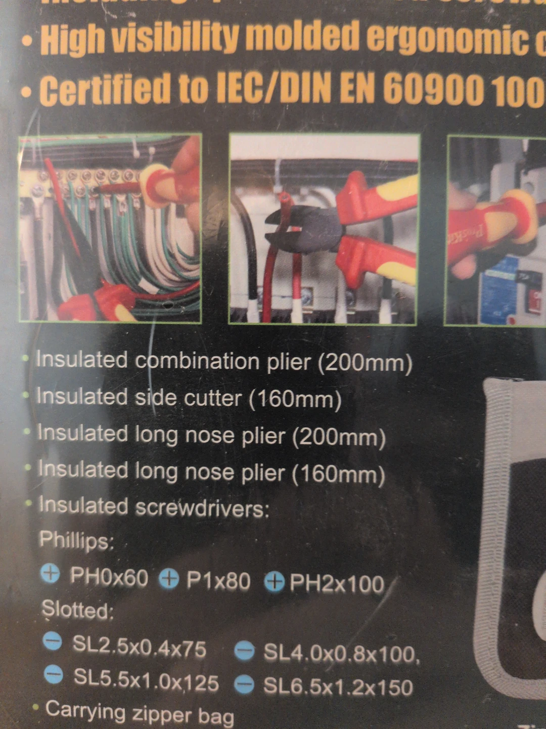 Pro'sKit 1000V Insulated Plier & Screwdriver Set - photo 2