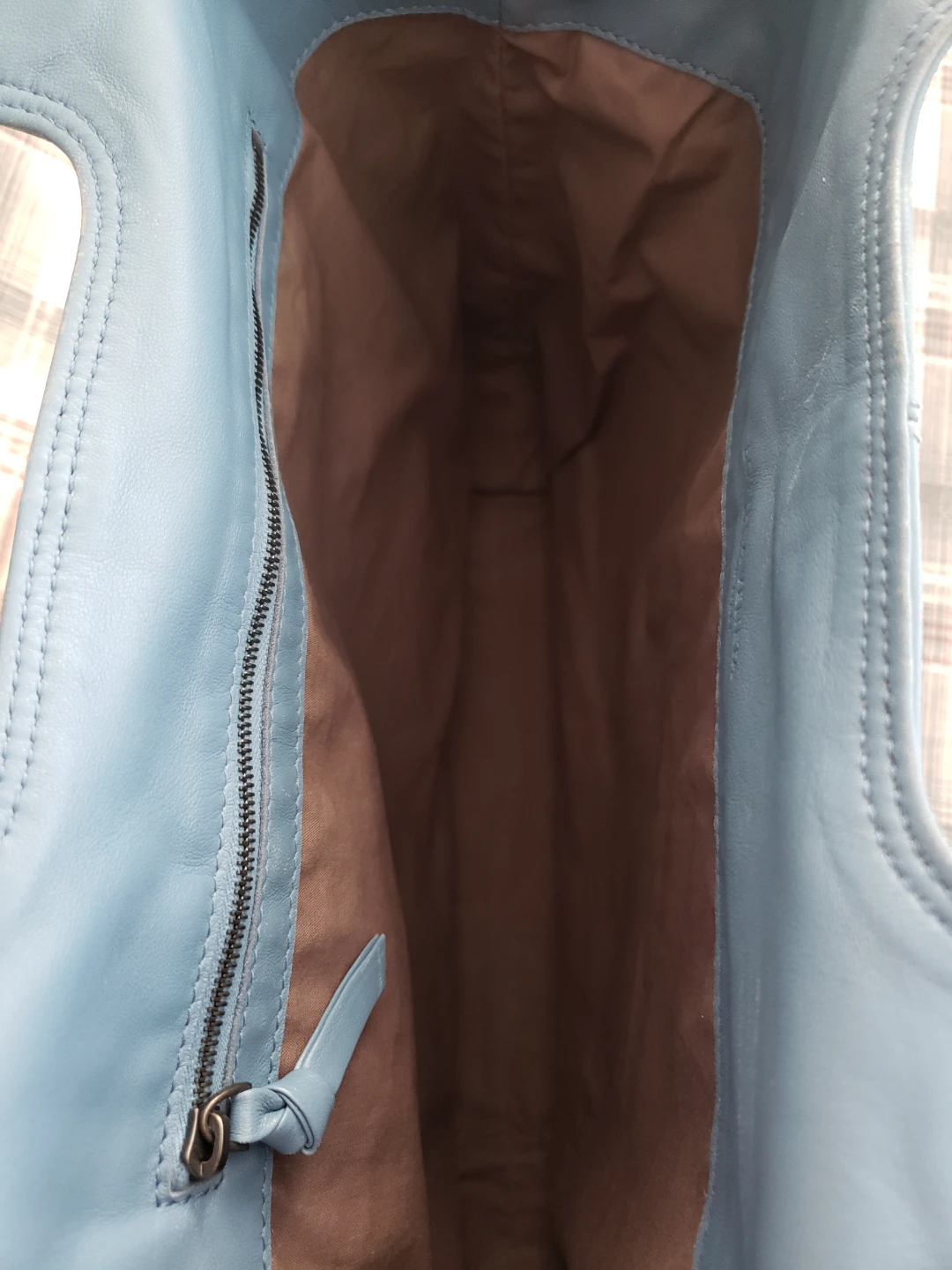 Bottega Veneta Blue Leather Intrecciato Tote Bag - photo 4