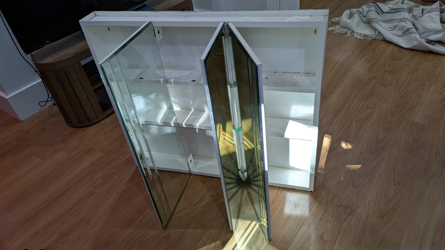 Medicine Cabinet with Mirrored Doors - photo 2