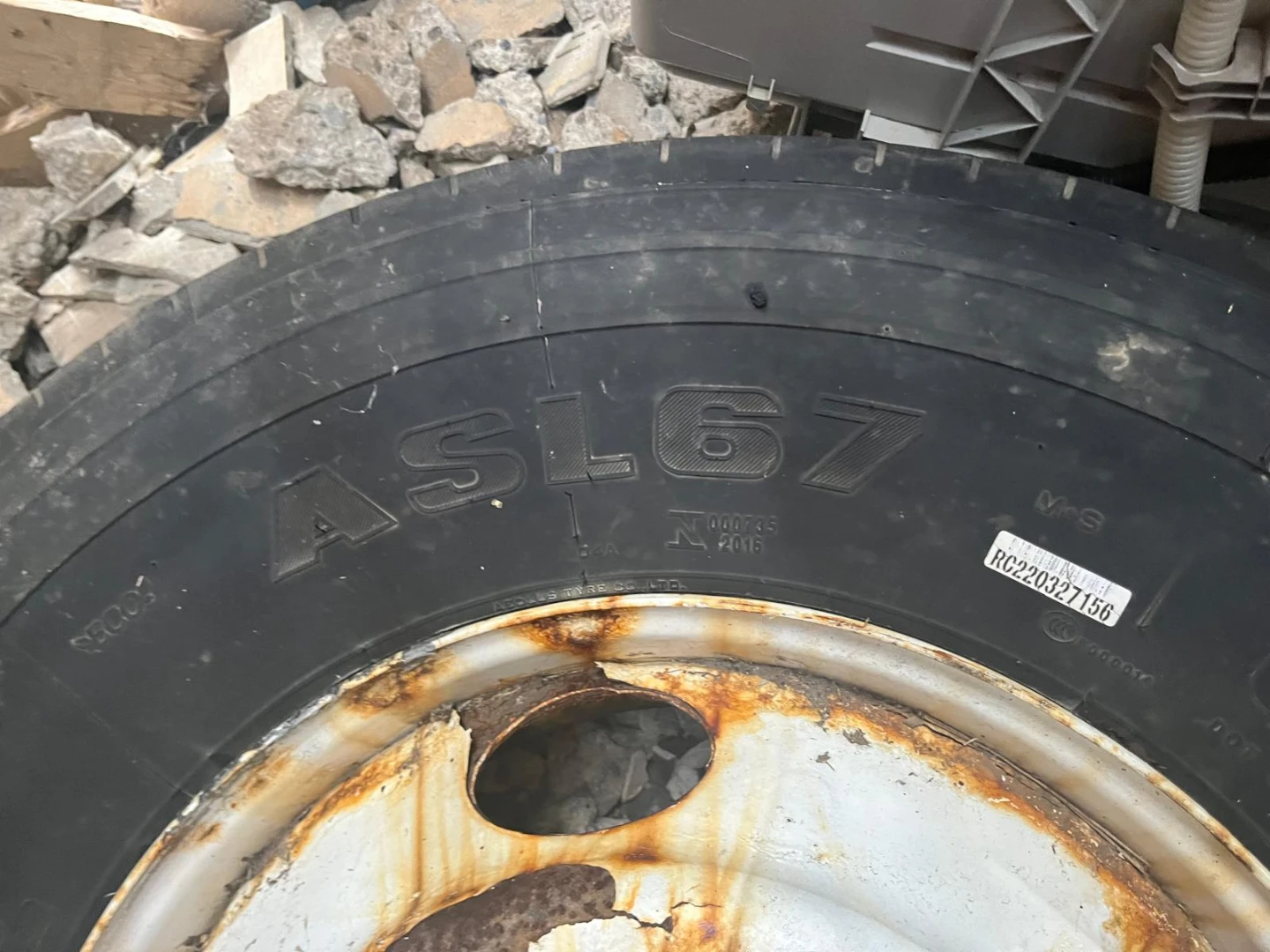 Truck tire and Rim