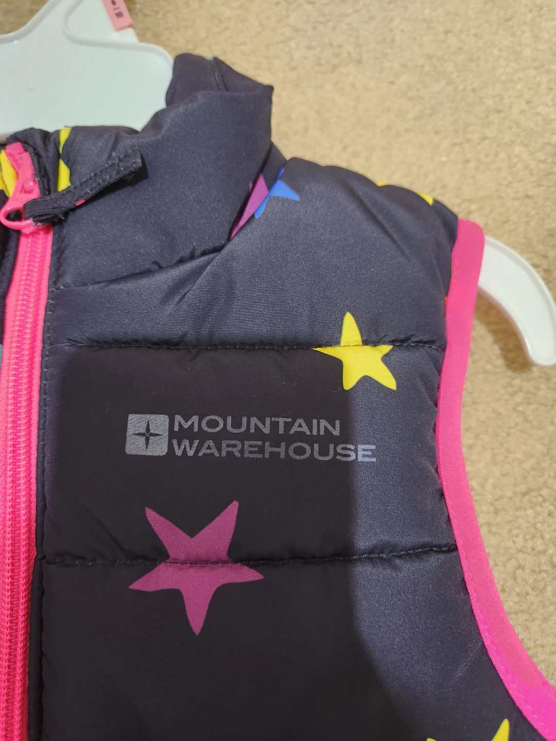 Mountain Warehouse navy star print puffy vest - photo 2