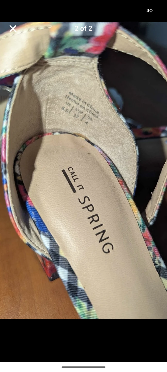New block heels size 6.5 - photo 2