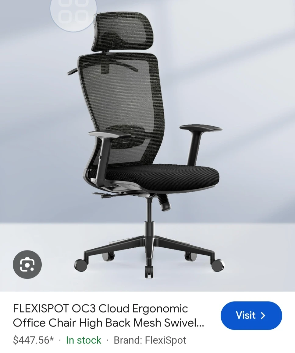FlexiSpot OC3 Cloud Ergonomic Office Chair - photo 3