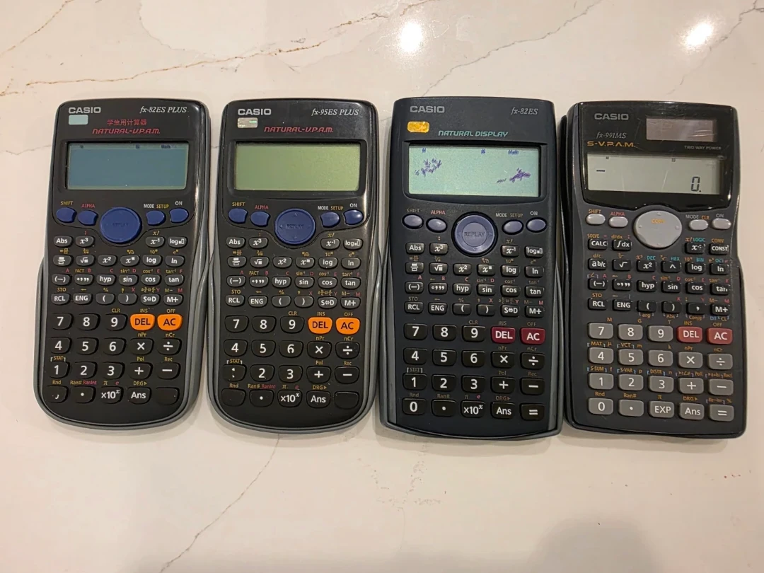 Casio scientific calculators