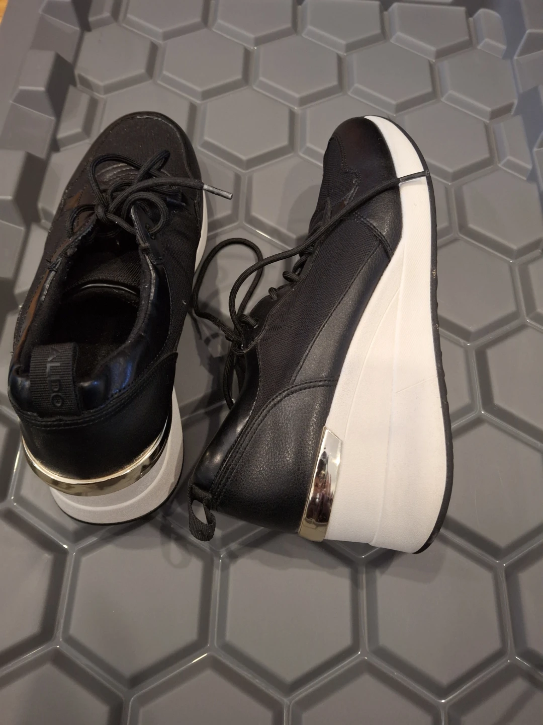 ALDO Black Wedge Sneakers - photo 2