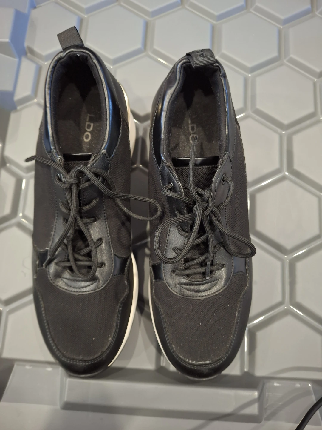 ALDO Black Wedge Sneakers - photo 4